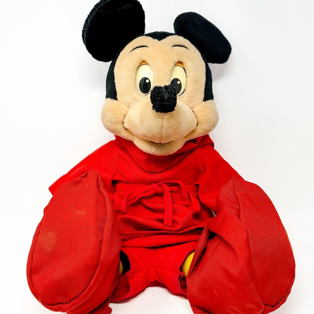 Vintage 1986 Worlds of Wonder Talking Mickey Mouse Plush 24” Disney Read